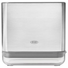 OXO Good Grips系列 不鏽鋼水槽收納盒, 不鏽鋼 銀色, 1個