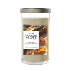 양키캔들 시그니처 미디엄 캔들, 404g, 1개, 앰버 앤 샌달우드