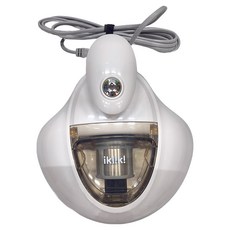 ikiiki 伊崎家電 塵蟎吸塵器 IK-VC8101 11Kpa超強吸力 UV紫外線溫風除濕多重過濾透明集塵盒, 白色