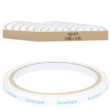 aguard 防撞條用雙面膠帶 7mm, 白色, 18個