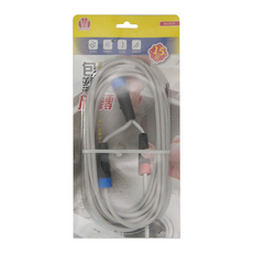 WEN-CHENG 汶澄 包塑旋轉通條管 鍍鋅鋼線製, 5mm x 15m, HO-9274