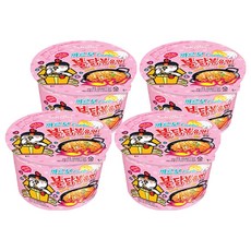 Samyang Foods 三養 Buldak 奶油白醬火辣雞肉風味鐵板炒麵 碗裝, 4入