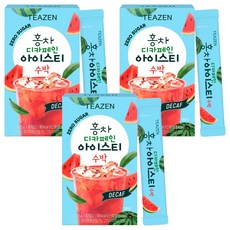 티젠 홍차 디카페인 제로슈가 수박 아이스티, 5g, 10개입, 3개