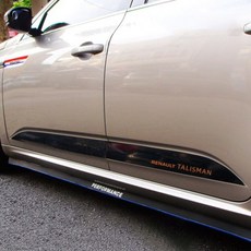 RACETECH MALL SM6 側門貼紙 車門飾條 霧面黑