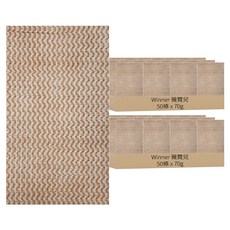 CHARRY 強利 萬用抹布 咖色條紋 70g 50條, 2包