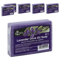리제스크레타 라벤더 올리브 오일 비누, 87g, 6개