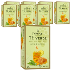 도밍고 꿀 레몬 & 녹차, 2g, 20개입, 8개