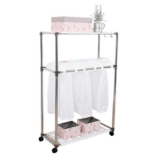 LIVING HAPPY 白色鞦韆分離箱 3P 2 段+100 個分離袋, 混色, 1個