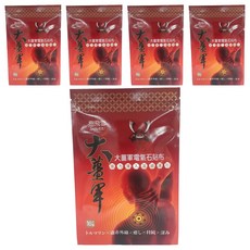 SnowIOU 樹飛雪 大薑軍電氣石貼布 舒緩疲勞 草本配方, 5包, 10片