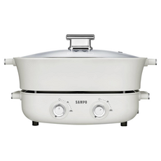 SAMPO 聲寶 大容量雙調溫饗食鴛鴦鍋 5kg, TQ-LA65W