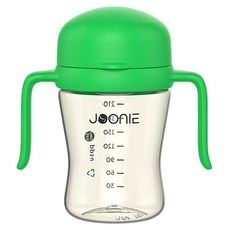 JOONIE 幼兒用蓋子一體型自主杯 第2代 210ml, 綠色, 1個