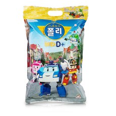 ROBOCAR POLI 維他命D+糖果 水蜜桃口味, 1000顆, 1個