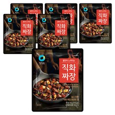 청정원 직화짜장 분말, 80g, 6개