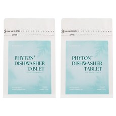 아이너바움 피톤플러스 올인원 식기세척기 젖병세척기 세제 타블렛형, 200g, 2개