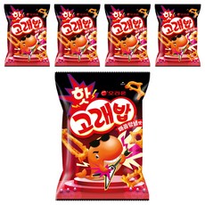 고래밥 핫 매콤양념맛, 56g, 5개