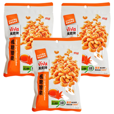 ViVa 萬歲牌 楓糖腰果 酥香甜蜜 金黃香澤, 100g, 3包