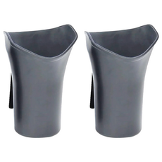 QIDINA 多功能車內放傘置物桶/傘桶, 黑色, 2個