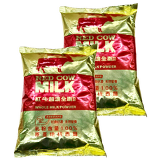 RED COW 紅牛 超濃全脂奶粉, 1kg, 2包