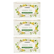 Everose 愛芙蓉 女皇營養體霜 綠茶, 200ml, 3罐