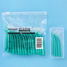 Tamsaa L型牙間刷 (附贈便攜盒) sss, 0.7mm, 50件, 1套