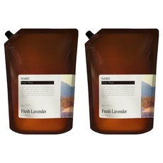 나드 리프레쉬 퍼퓸드 바디워시 프레쉬라벤더향 리필, 2.1L, 2개