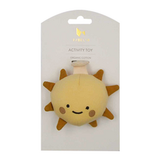 FABELAB 吊掛安撫玩具, 有機棉材質, 太陽, 1個