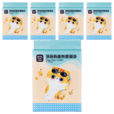 WATERMAGIC 水魔素 頂級鈉基礦砂貓砂 快速凝結 獨特除臭配方 7L/4KG, 5包, 無塵