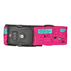 PEANUTS 花生漫畫 Snoopy 行李束帶+TSA鎖