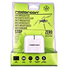 radarcan 電池式驅蚊器 R-107 25平方米有效空間 無化學成分 室內使用, 1個, 40.8g