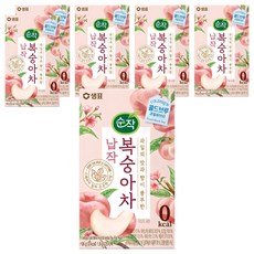 순작 납작복숭아차 티백, 1.8g, 20개입, 6개