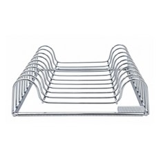 DAY&DAY 日日家居 盤子架 ST3060 #304 不鏽鋼 W205*D205*H60MM, 銀色, 1個