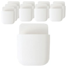 DOSell 黏貼式遙控器置物架, 10個, 白色