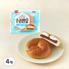 삼립 408시간 주종발효 단팥크림빵, 115g, 4개, 1개입