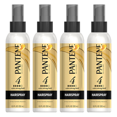 팬틴 익스트라 스트롱 강력 고정 헤어스프레이, 252ml, 4개