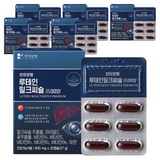 한미양행 루테인 밀크씨슬 27g, 30정, 6박스