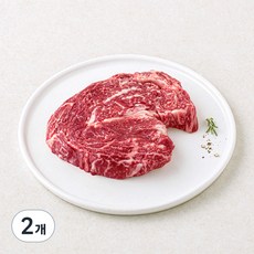 한우 1등급 꽃등심 구이용 (냉장), 200g, 2개