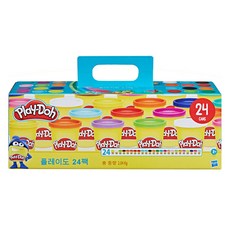 Hasbro 孩之寶 Play-Doh 培樂多 彩色黏土 24色套組, 1組, 2.04kg, 混色