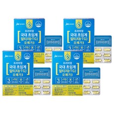 jw Pharmaceutical 超臨界萃取rTG Omega-3魚油補充膠囊, 30顆, 4盒