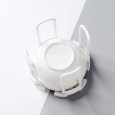 신축형 그릇 정리 건조랙, 화이트, 1개