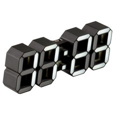 FLaiTO Harmony 室內裝飾 LED 桌上/壁掛兩用時鐘 12.5cm, 黑色