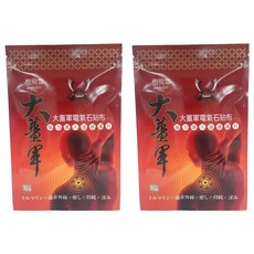 SnowIOU 樹飛雪 大薑軍電氣石貼布 2包入 - 舒緩疲勞、促進循環, 2包, 10片