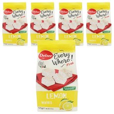 檸檬威化餅, 5包, 125g