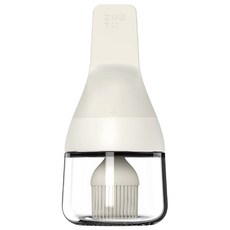 ZUUTii 玻璃調味刷瓶-淺米色, 130ml, 1個