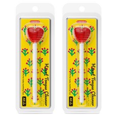 韓國 OMMO 愛心糖果舌苔清潔器 紅色櫻桃, 6.2g, 2個