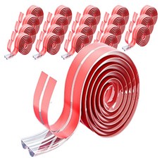 Bropick 圓角防撞條, 20個, 透明色