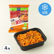 면사랑 직화크림불닭면 1인분 (냉동), 345g, 4개