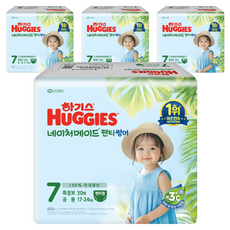 HUGGIES 好奇 Nature Made Summer輕薄褲型尿布, 120片, 第7階段