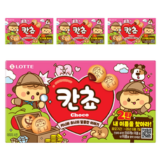 롯데웰푸드 칸쵸 초코, 54g, 4개