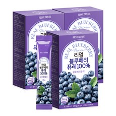 어바웃네이처 리얼 블루베리 퓨레 100% 14p, 280g, 3개