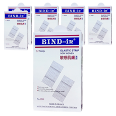 BIND-in 絆多 那柏瑞特可盧雅伸縮膠布 敏感肌適用 9280, 6盒, 32片